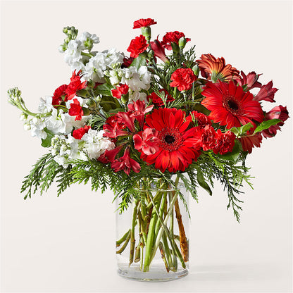 Holidaisy Bouquet – BLOOMERS FLOWERS & GIFTS, Campbell CA