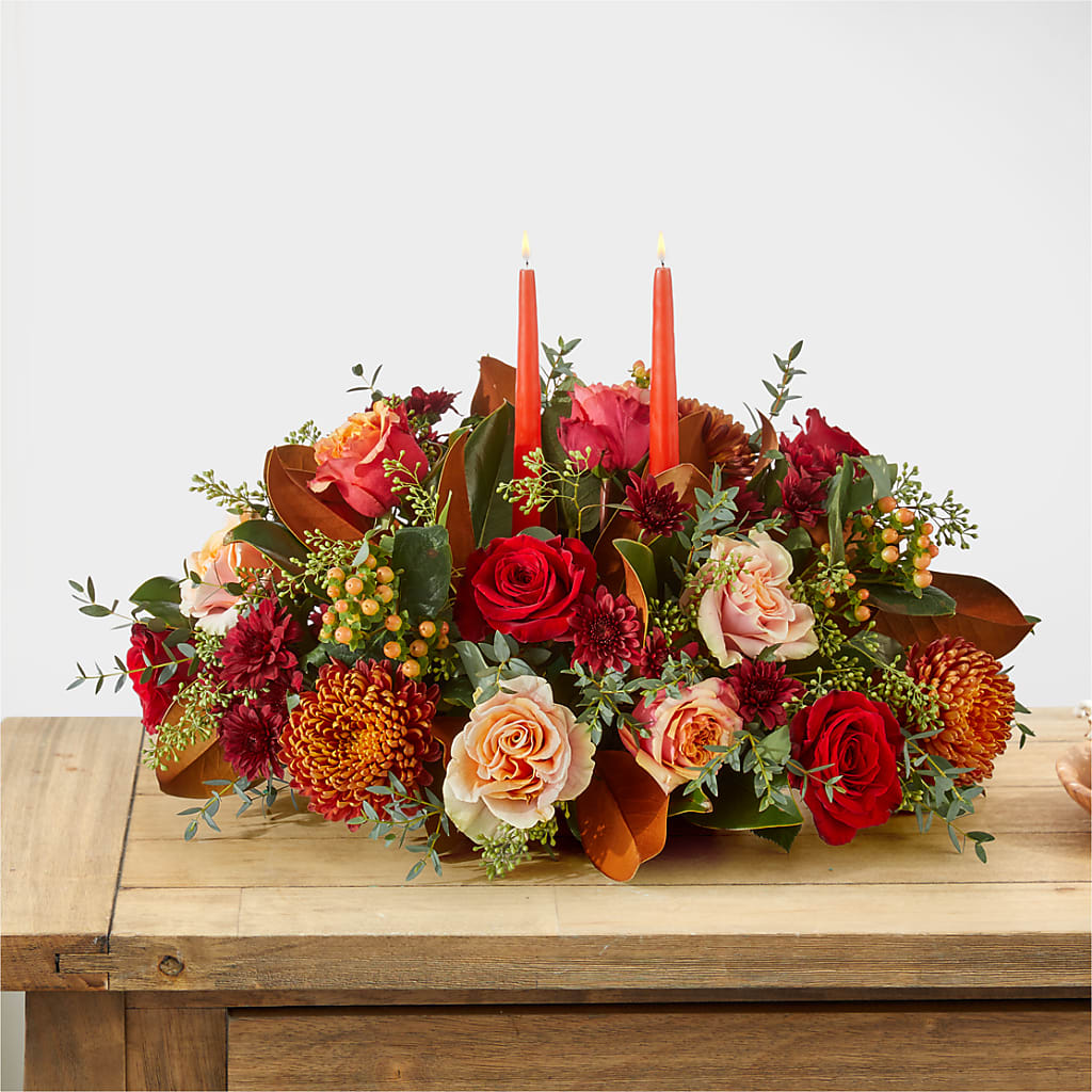 Gather Near Centerpiece – BLOOMERS FLOWERS & GIFTS, Campbell CA