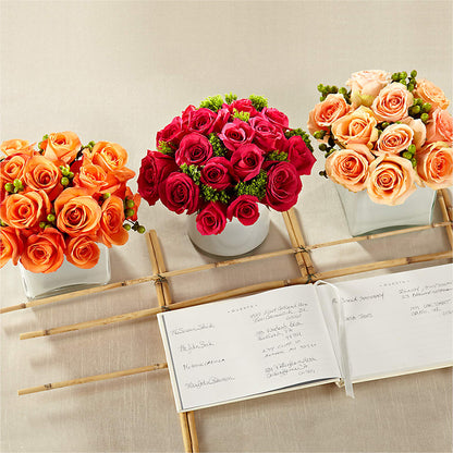 Dawn Rose Centerpiece – BLOOMERS FLOWERS & GIFTS, Campbell CA
